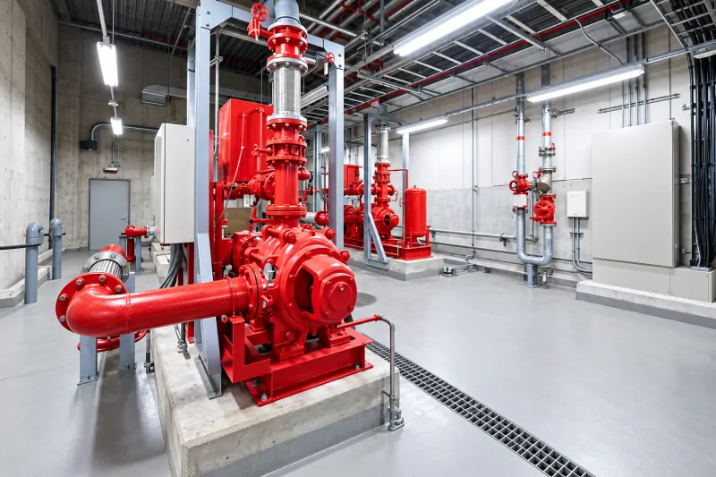 Data center fire protection application