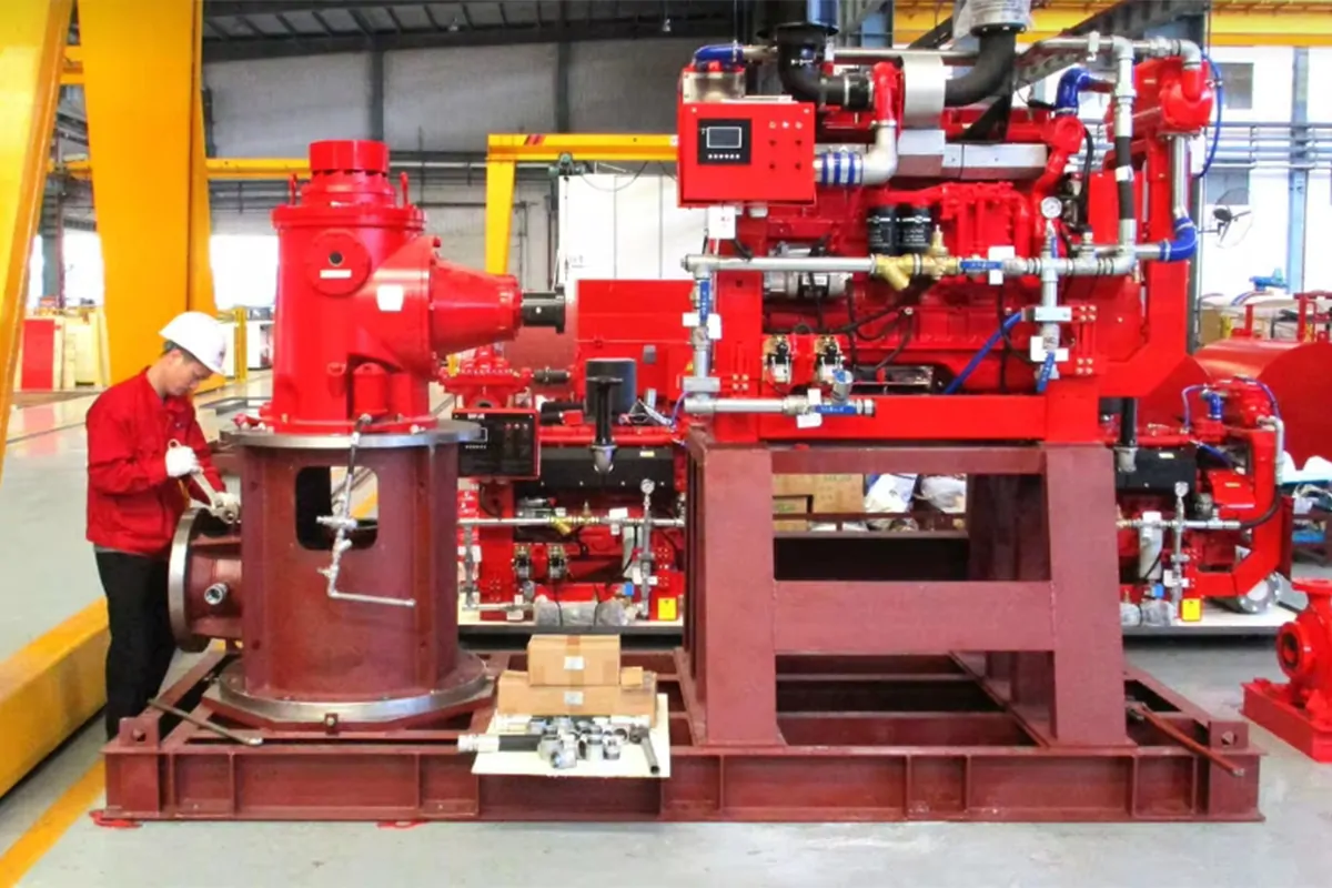 Poseidon fire fighting parts production line