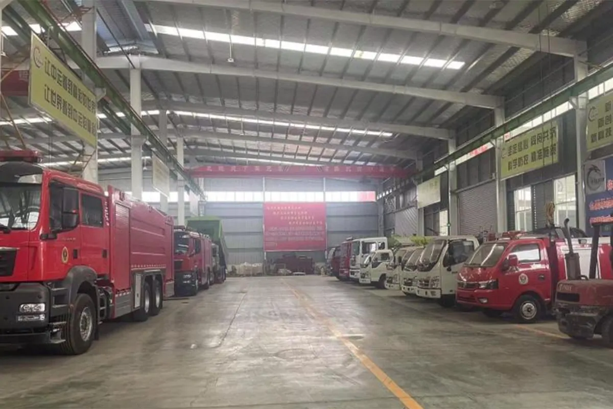 Poseidon firefighting vehicle production line