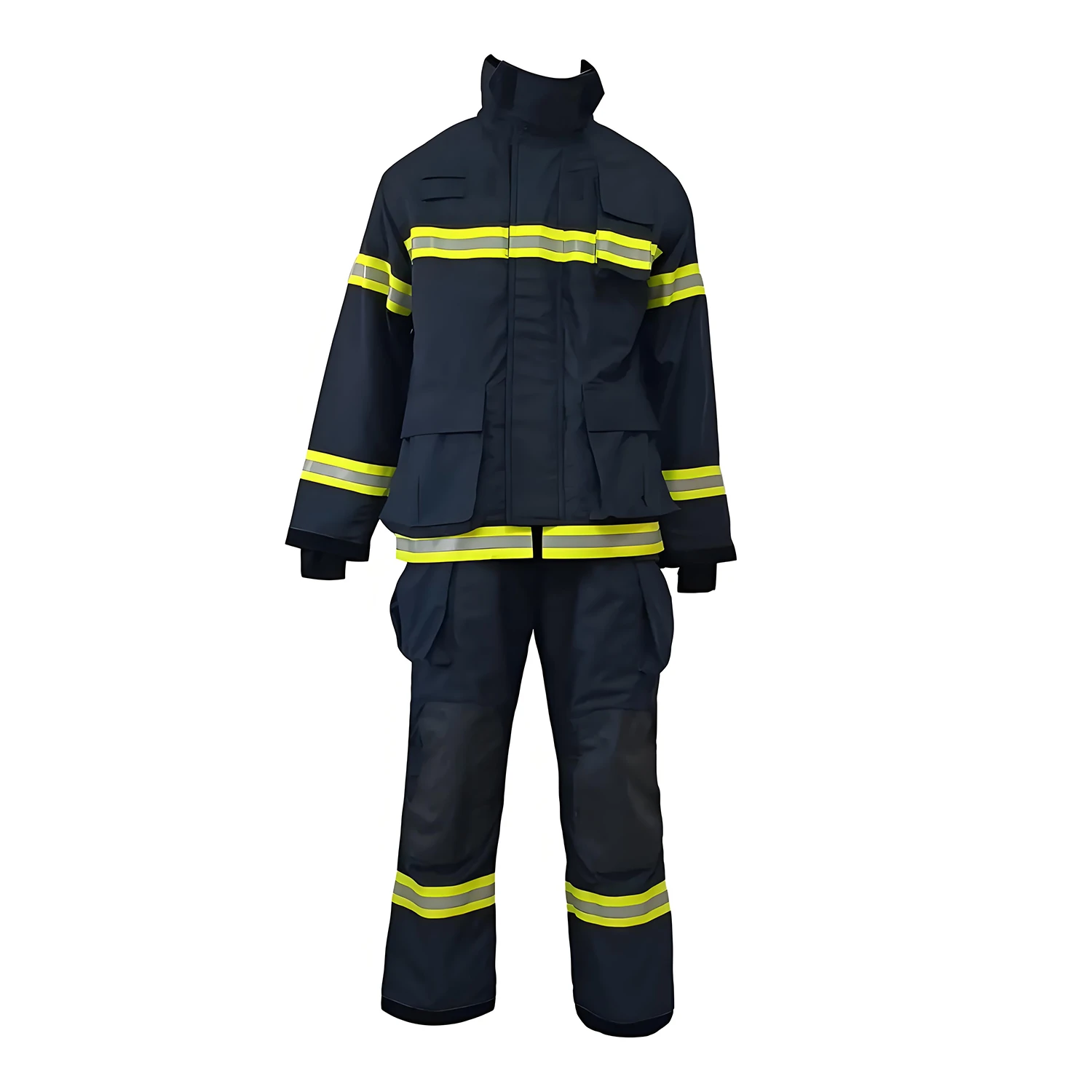 black firefighter gear