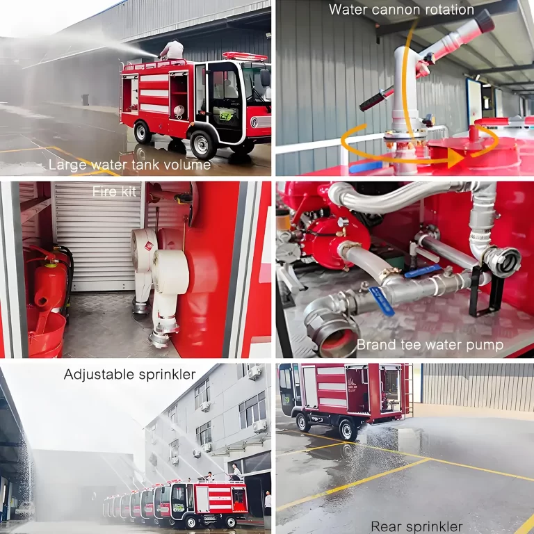 250 gal mini fire truck features