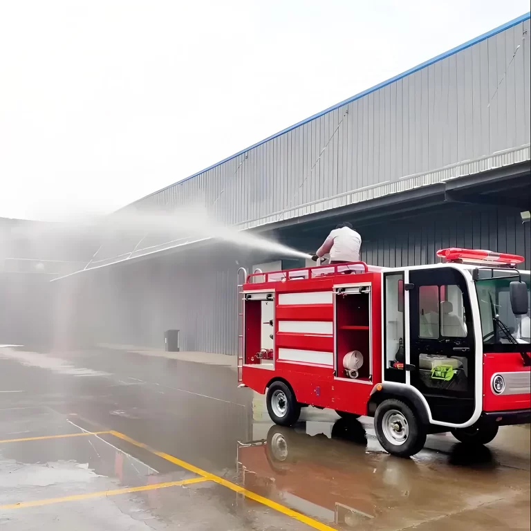 250 gal mini fire truck test