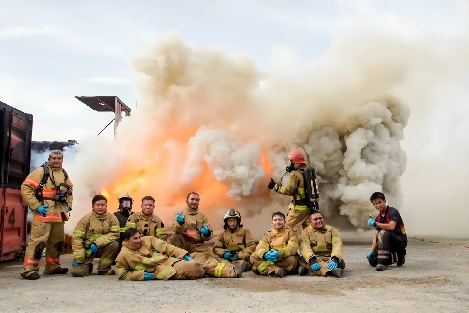 Poseidon provides training to fire brigades