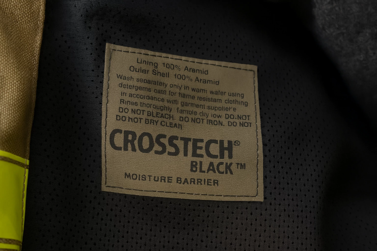 CROSSTECH® BlackMoisture Barrier in Structural Firefighter PPE