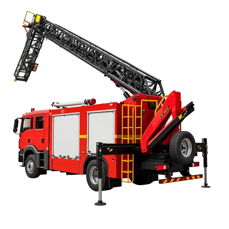 Aerial Ladder Truck back