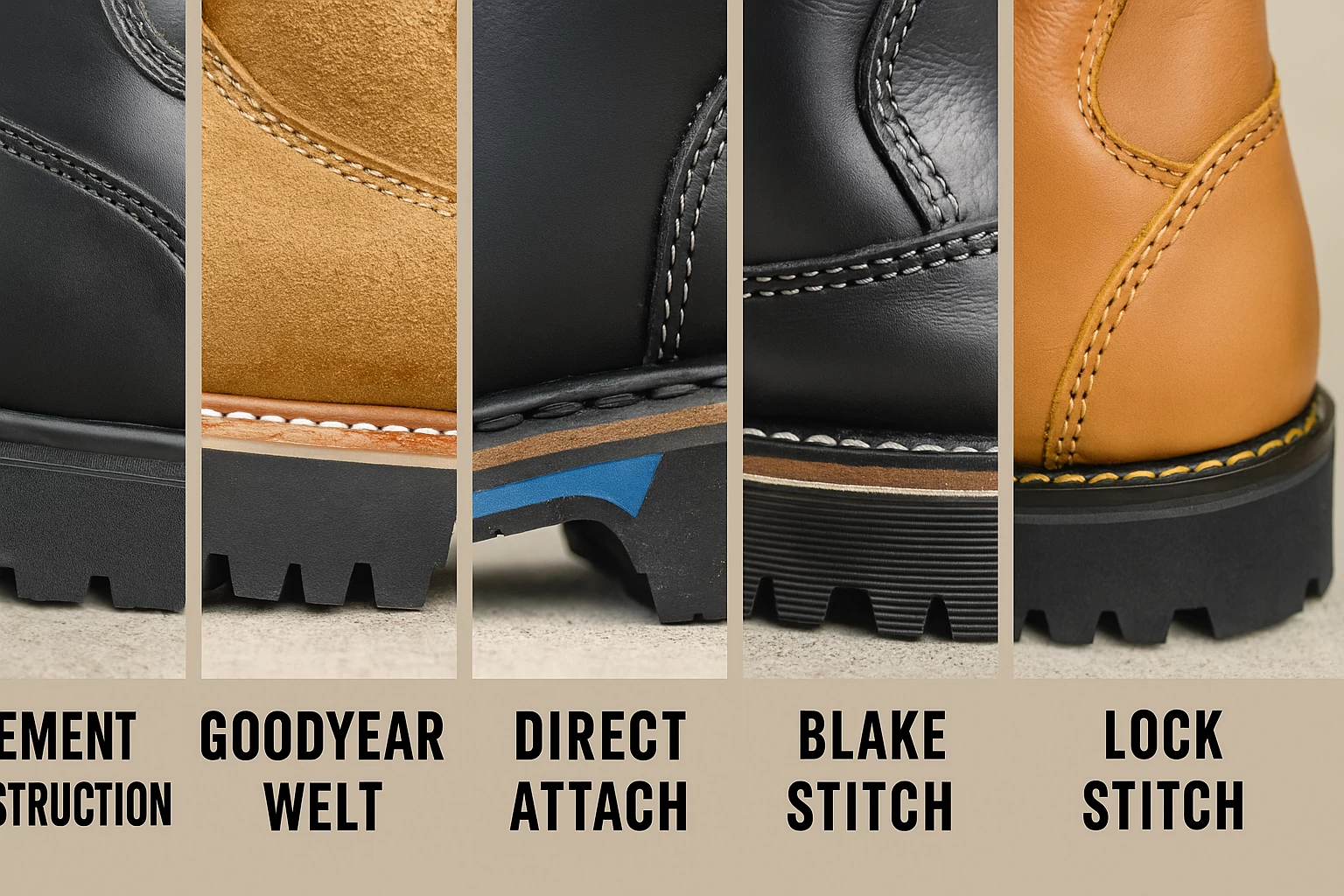 Construction Types of Firefighter Boots