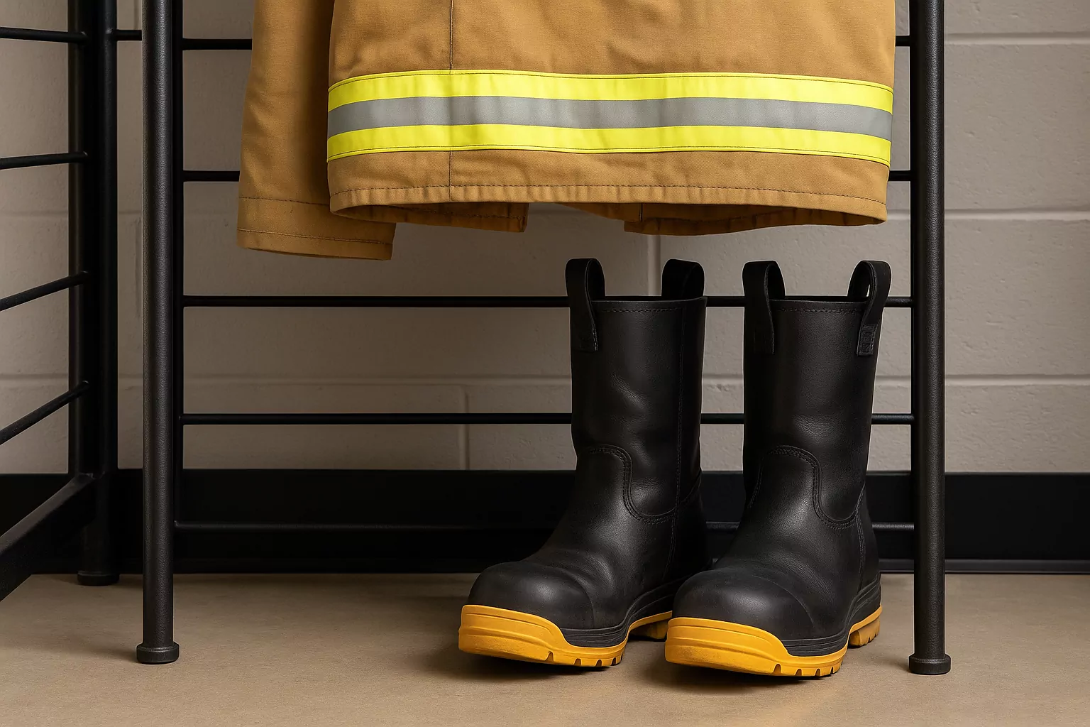 The correct way to store Bunker Boots and suits