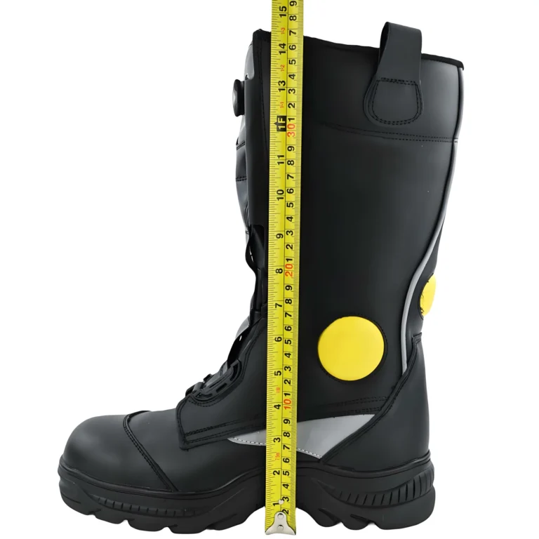 leather structure fire boots height
