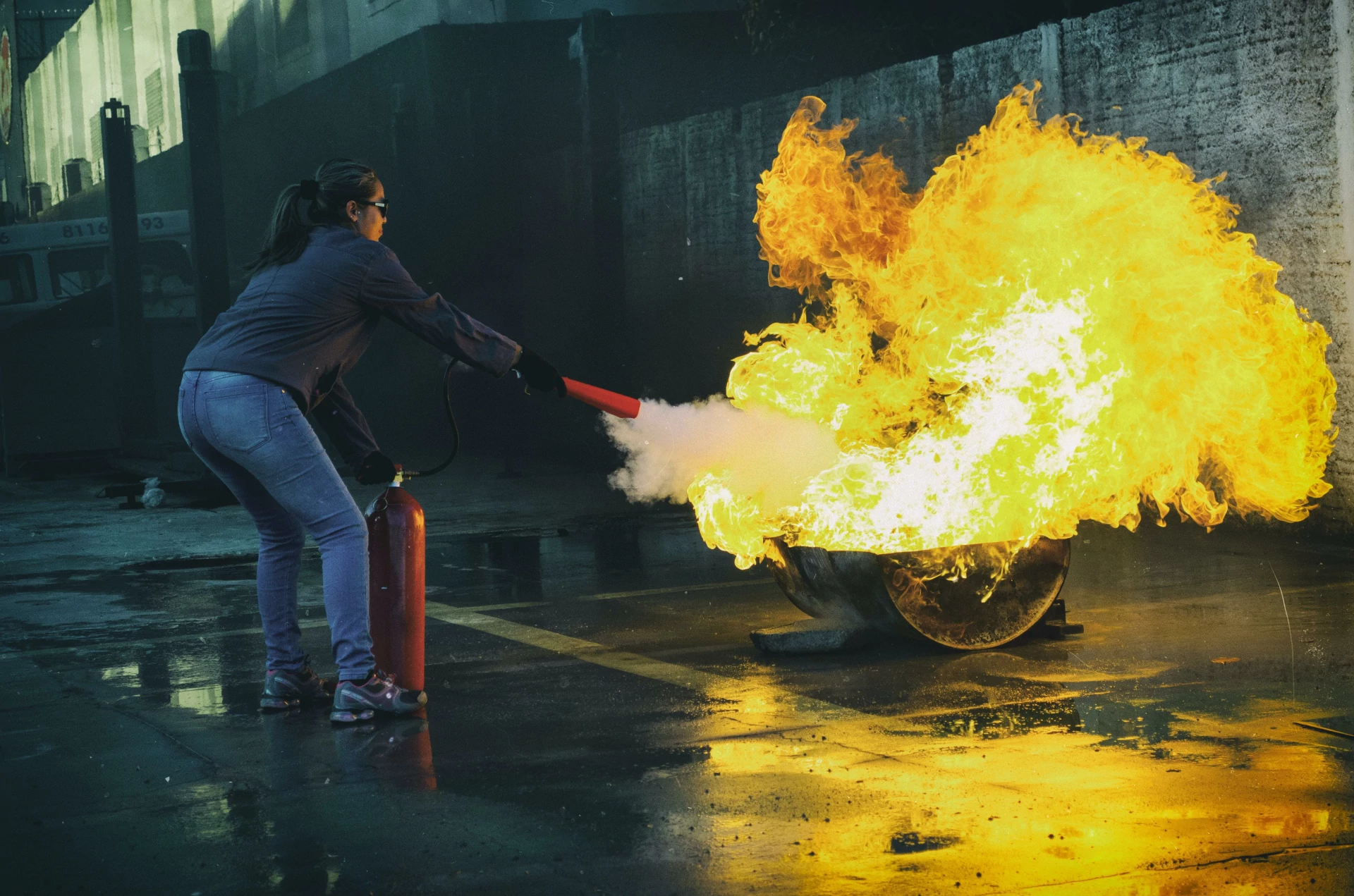 Class A Fire Extinguishers Break the Fire Triangle