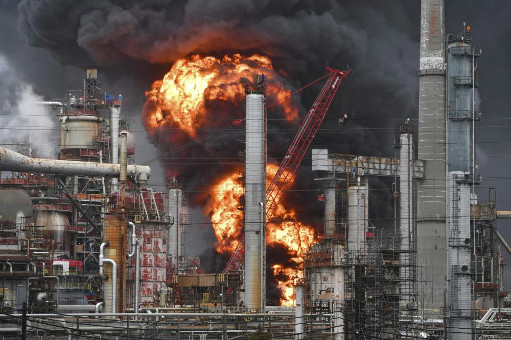 The California refinery project in the United States could be classified as a K-class fire.