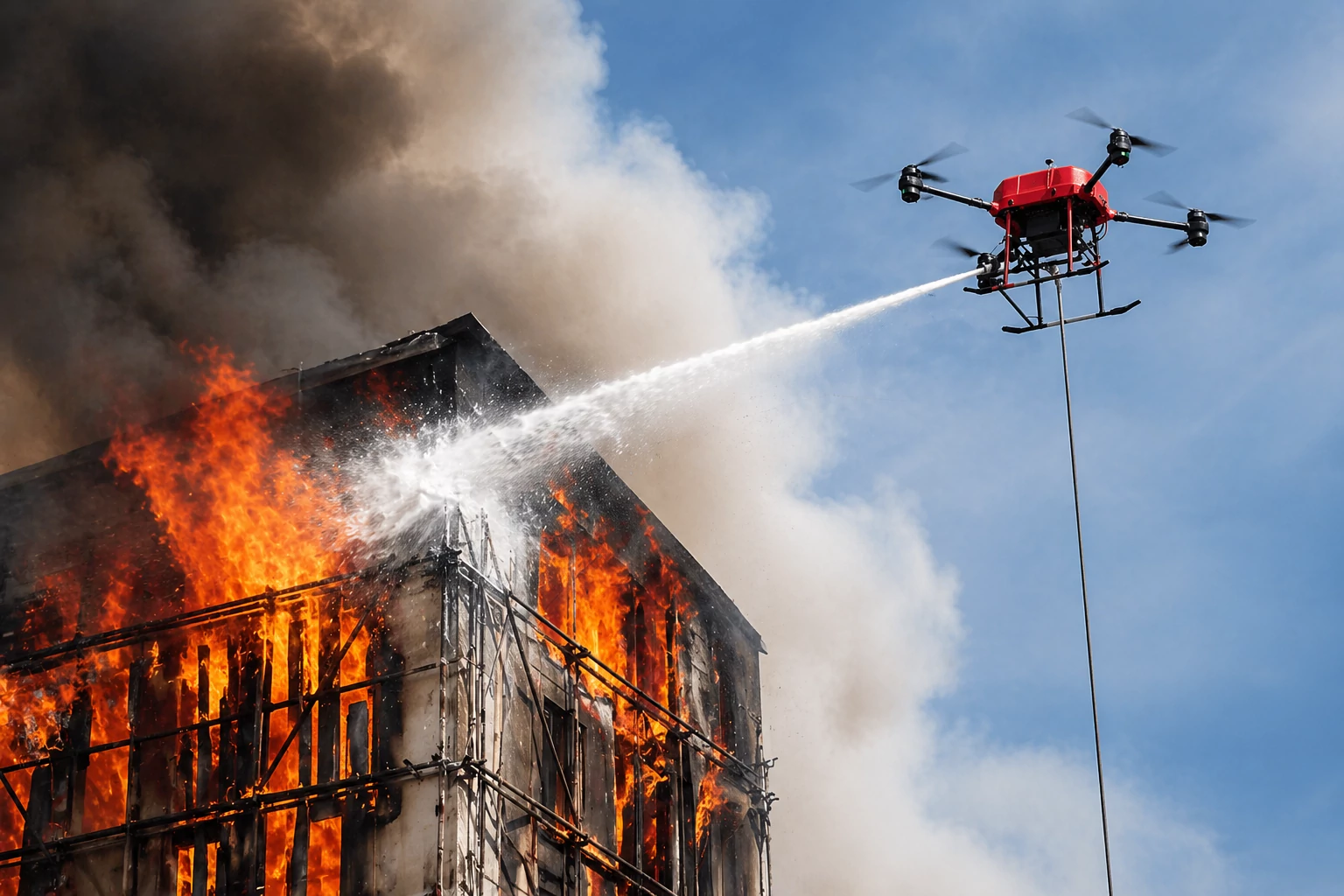 Firefighting UAV