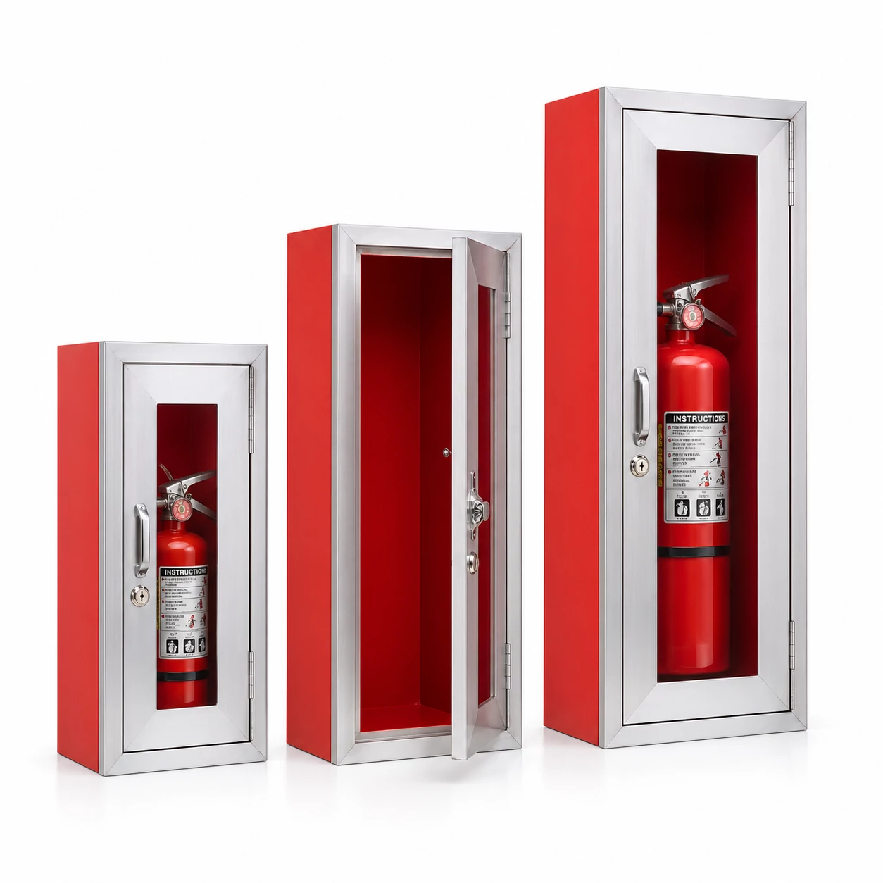 aluminum fire extinguisher cabinets