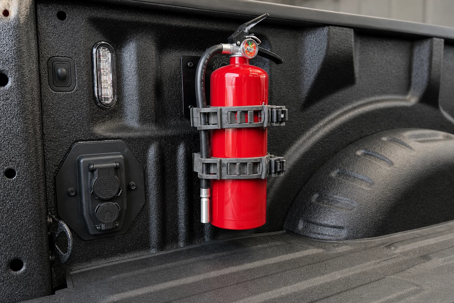Application of Fire Extinguisher Brackets
