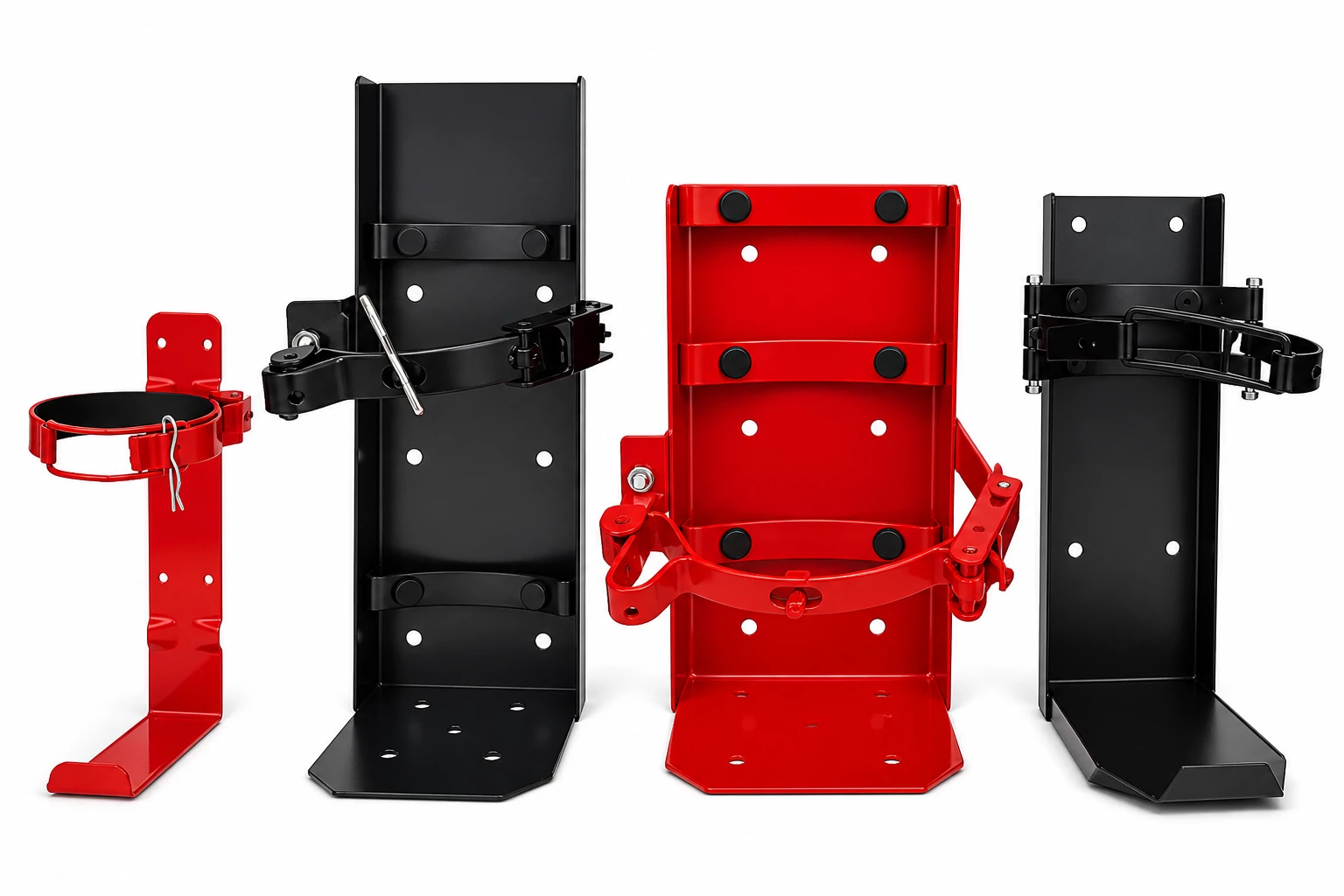 Heavy-Duty Vehicle Fire Extinguisher Bracket