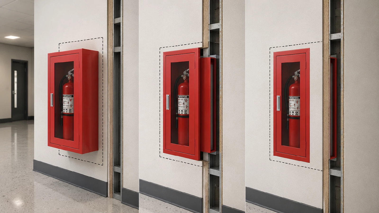 type of Fire extinguisher installation method